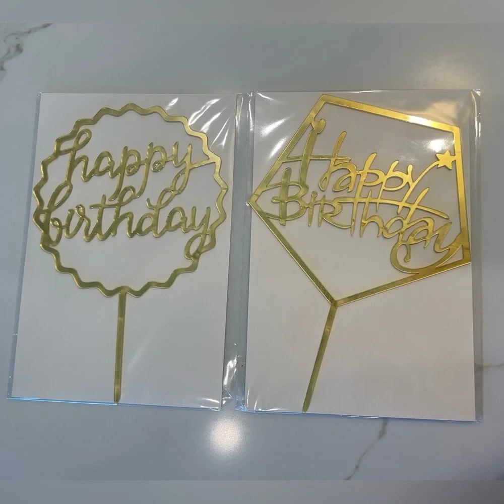 Cake & Cupcake Toppers. NWT.